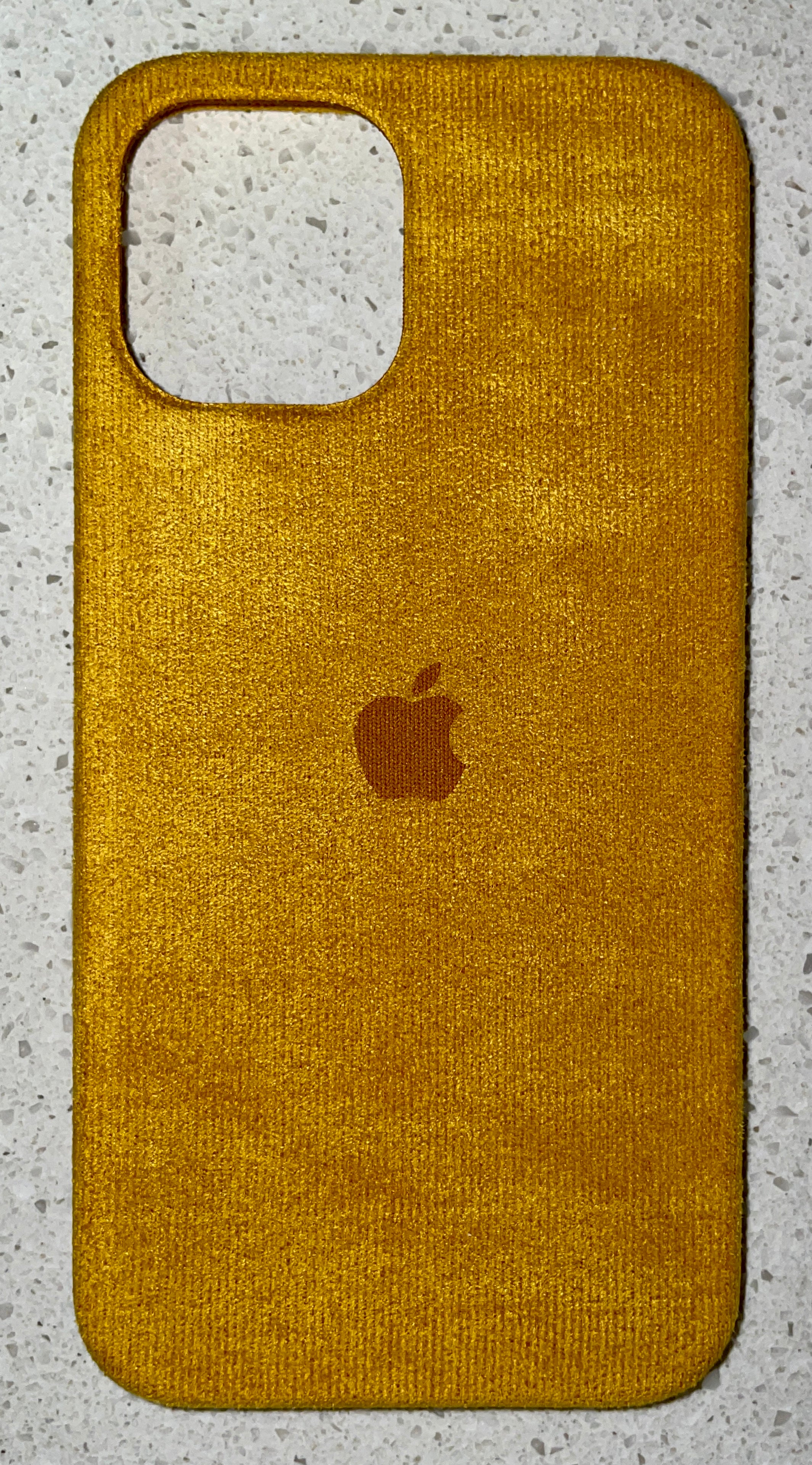 JUSPHY Phone Case Compatible With iPhone 12 Pro, Cracked Gold